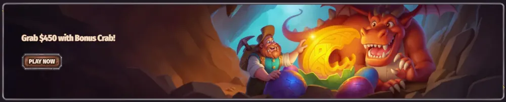Banner granchio bonus Dragonia